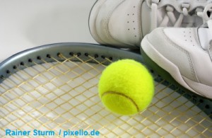 Themengrafik Tennis (Link auf www.pixelio.de muss gesetzt werden!!!!!)